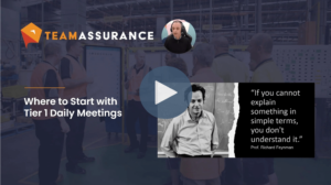 Getting Started with Tier 1 Meetings